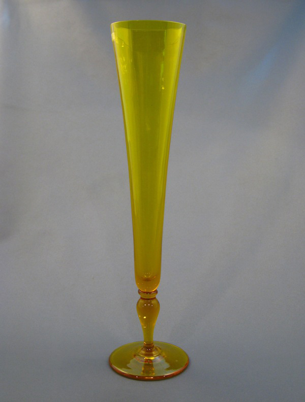 EXCES.O.G.F Flute Glass Yellow