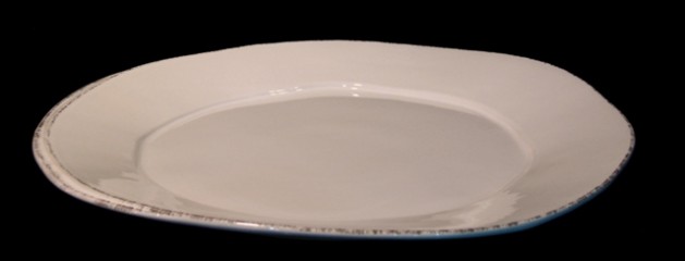 Lastra Bianco Round Platter