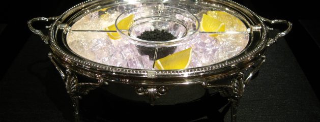 Sheffield Revolving Caviar Dish (Open)